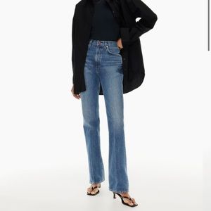 NWT AGOLDE vintage high rise flare 24